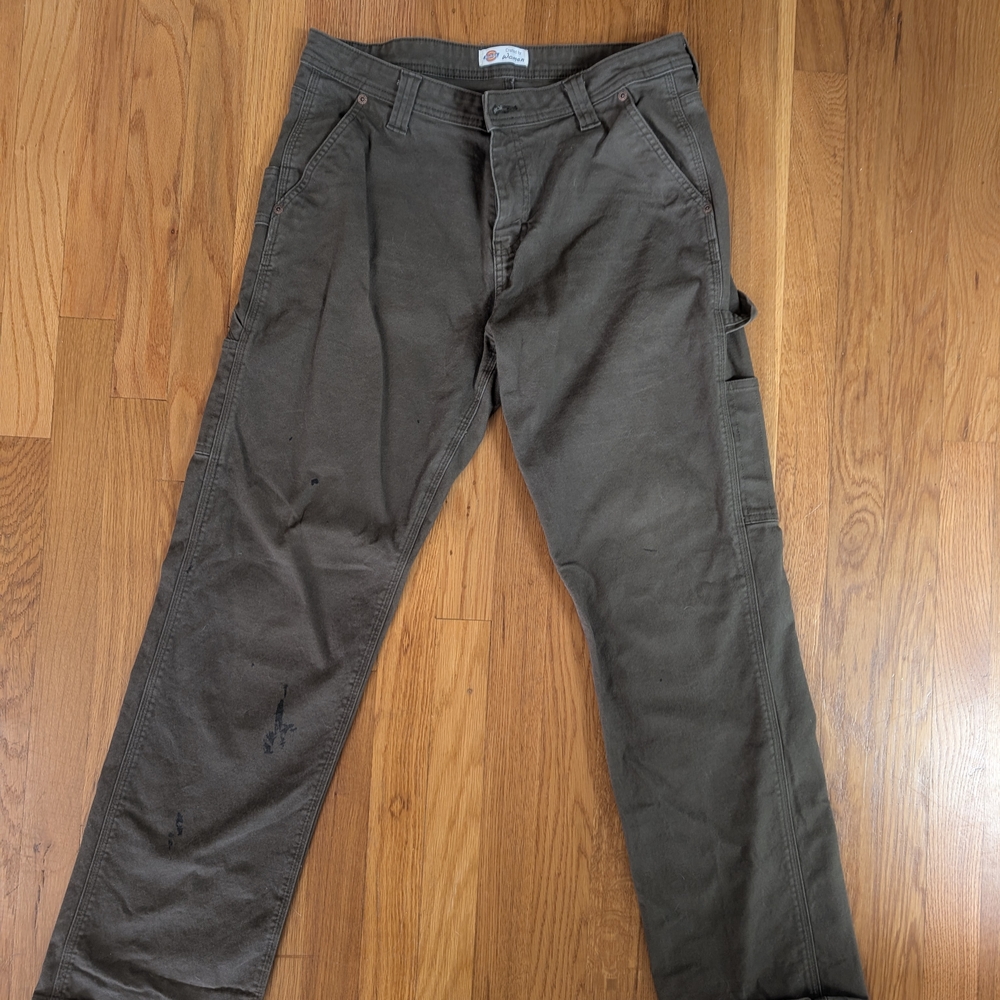 Women's Dickies Army Green Work Pants